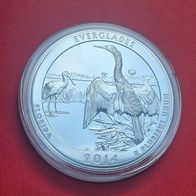 America the beautiful 2014 Everglades Florida 5oz Silber in Kapsel