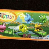 Ü-Ei Beipackzettel Teichspringer DE 052