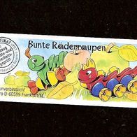 Ü - Ei Beipackzettel Bunte Räderraupen 612 626