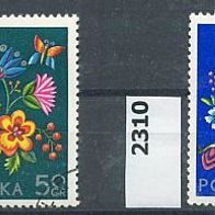 Polen Mi. Nr. 2309 + 2310 Internationale Briefmarkenausstellung o <