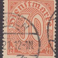 Deutsches Reich Dienstmarke 20 O #040749