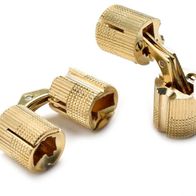 Einbohrscharnier 12 mm Messing massiv Excellent Zysa Zylinderscharnier Möbelband