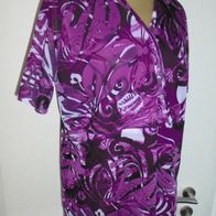 Shirt Blusenshirt von Frank Walder Gr.44 V-Ausschnitt *