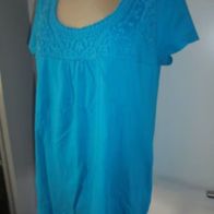 T-Shirt von Bonprix Collection Gr.44/46 mit Häkeleien *