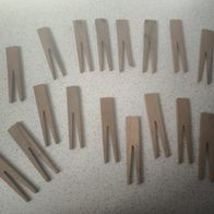 historische antike Wäscheklammern aus Holz