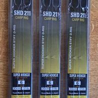 Neu 6 Cormoran Super Hooker SHD211 Größe: 6 Boiliehaken Karpfenhaken Haken D Rig