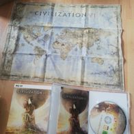 Civilization VI PC Karton und Map aus Stoff