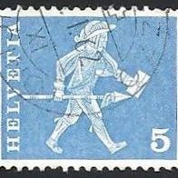 Schweiz, 1960, Mi.-Nr. 696 x, gestempelt