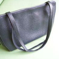 VOI große Handtasche Echt Leder schwarz Henkeltasche Business