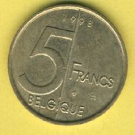 Belgien 5 Francs 1998 Belgique