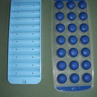 2x Eiswürfelbehälter Silikon + Stäbchen Eiswürfel für Flaschen Eisbereiter