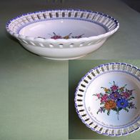 Wechsler Tirolkeramik Wandteller Blumenmuster Handbemalt Ø25cm #420