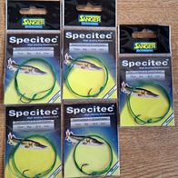 Neu Specitec Sänger Stahlvorfach Grün Haken-Gr: 4 Tragkraft: 8kg Hecht Vorfach