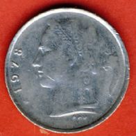 Belgien 1 Franc 1978 Belgique