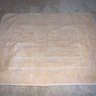 lachsfarbender Badvorleger, Badematte, Badteppich