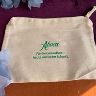 beige kleine Kosmetiktasche, Kosmetikbeutel, Kulturbeutel, Jutetasche