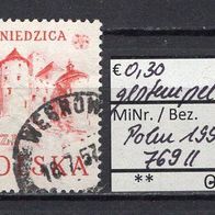 Polen 1952 Historische Baudenkmäler in den Pieniny-Bergen MiNr. 769 II gestempelt -1