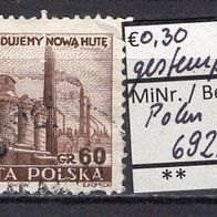 Polen 1951 Schwerindustrie MiNr. 692 A gestempelt