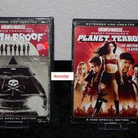 Death Proof + Planet Terror DVD - 4 Disc - RC 1 - kein dt. Ton