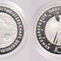 2005 BRD Fußball WM 2006 III 10 Euro D Polierte Platte