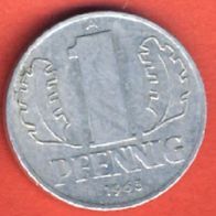 DDR 1 Pfennig 1963 A