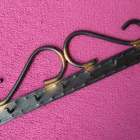 Vintage Schlüsselbrett Schmiedeeisen Schlüsselboard massiv Eisen Hackenleiste