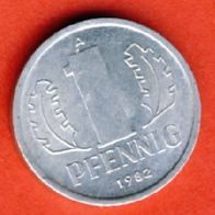 DDR 1 Pfennig 1982 A