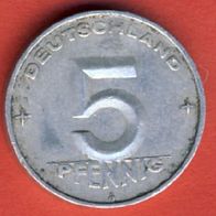DDR 5 Pfennig 1952 A