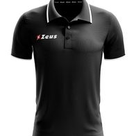ZEUS - Herren Poloshirt GOLF - Schwarz - Gr. L