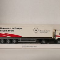 Werbemodell - Mercedes Benz B6 600 00 18 - Koffersattelzug - Wiking - MB 65
