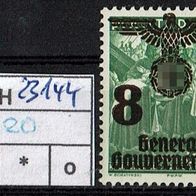 Los H23144: Generalgouvernement Mi. 20 * *