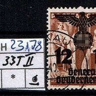 Los H23178: Generalgouvernement Mi. 33 II, gest