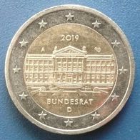 2 Euro - BRD - 2019 A (Bundesrat)