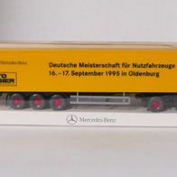 Werbemodell - Mercedes Benz B6 600 00 47 - Koffersattelzug - Wiking - DM 1995