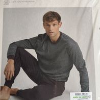 CALIDA Relax Streamline Pyjama 42589 - Bündchen-Pjama Gr. M NEU & OVP !