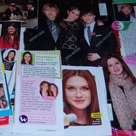 Bonnie Wright 8 pc Harry Potter Full Pages Sammlung Article Clippings Bericht