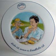 Landliebe, Landkäse, Sammelteller, Werbung,