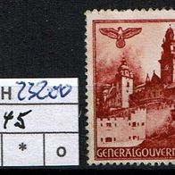 Los H23200: Generalgouvernement Mi. 45 * *