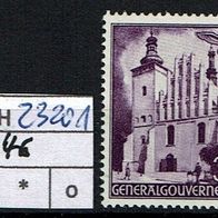 Los H23201: Generalgouvernement Mi. 46 * *