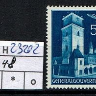 Los H23202: Generalgouvernement Mi. 48 * *