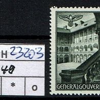 Los H23203: Generalgouvernement Mi. 49 * *
