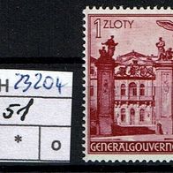 Los H23204: Generalgouvernement Mi. 51 * *