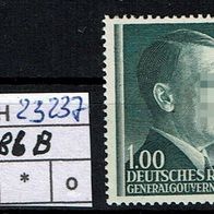 Los H23237: Generalgouvernement Mi. 86 B * *