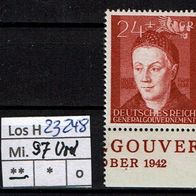 Los H23248: Generalgouvernement Mi. 97 * * UR