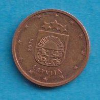 Lettland 2 Cent 2014