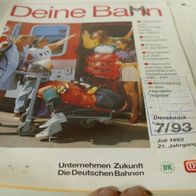 Deutsche Bundesbahn - Deine Bahn - 7/93 - Dienststück