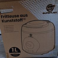 Superlex Mini Friteuse 1L 950W schwarz neu OVP *