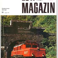 Lok Magazin - Eisenbahn gestern heute morgen - Heft 61 - August 1973