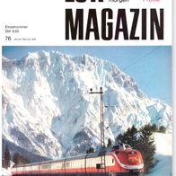 Lok Magazin - Eisenbahn gestern heute morgen - Heft 76 - Januar/Februar 1975