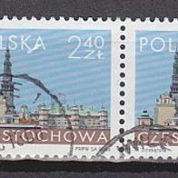 Polen Mi. Nr. 4238 (2-fach) Städte / Tschenstochau o <